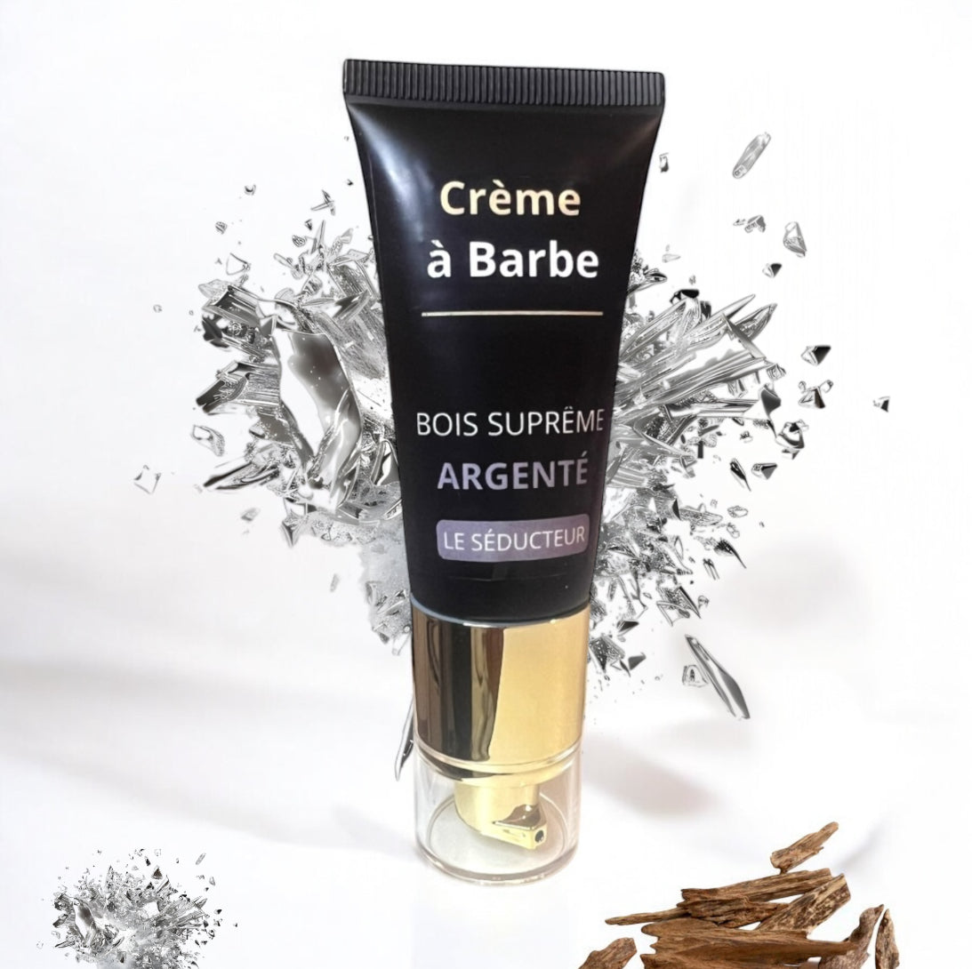 Crème à Barbe Bois Suprême Argenté « Le Séducteur »